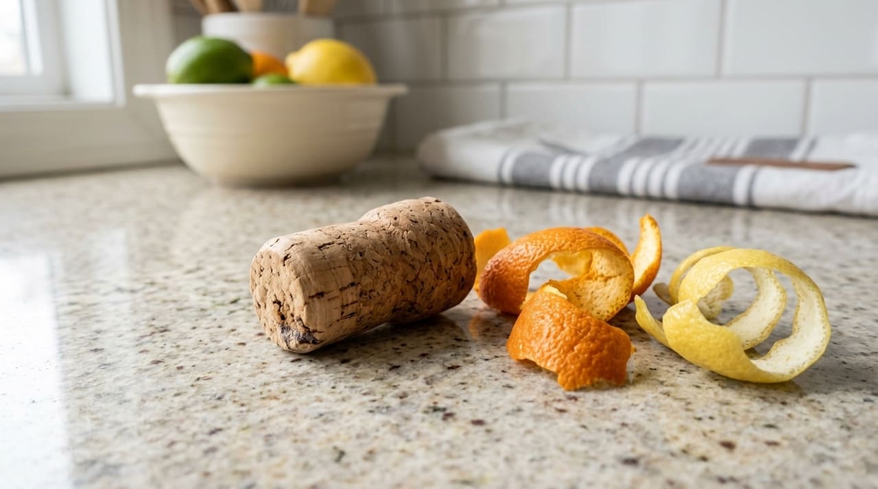 A cortiça atua como um regulador natural que absorve a humidade excessiva e retarda o amadurecimento precoce dos alimentos.