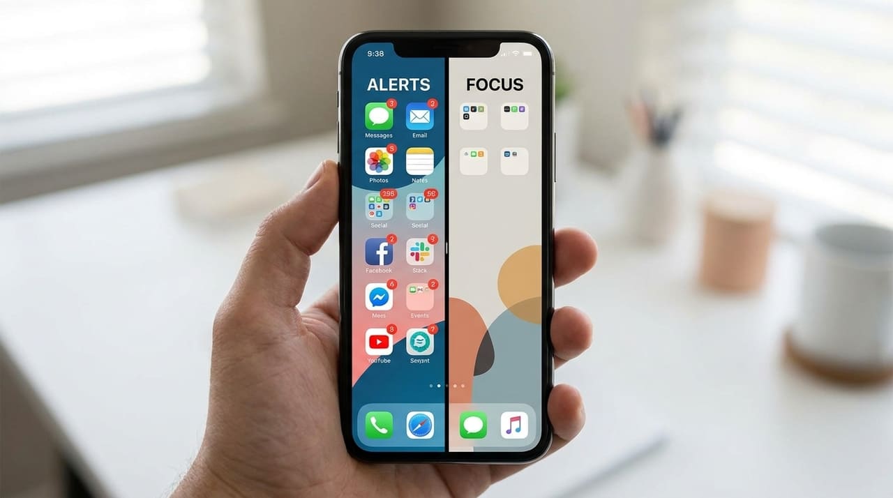 O desejo de eliminar alertas visuais reflete uma busca por ordem cognitiva e controle sobre o fluxo constante de informações.