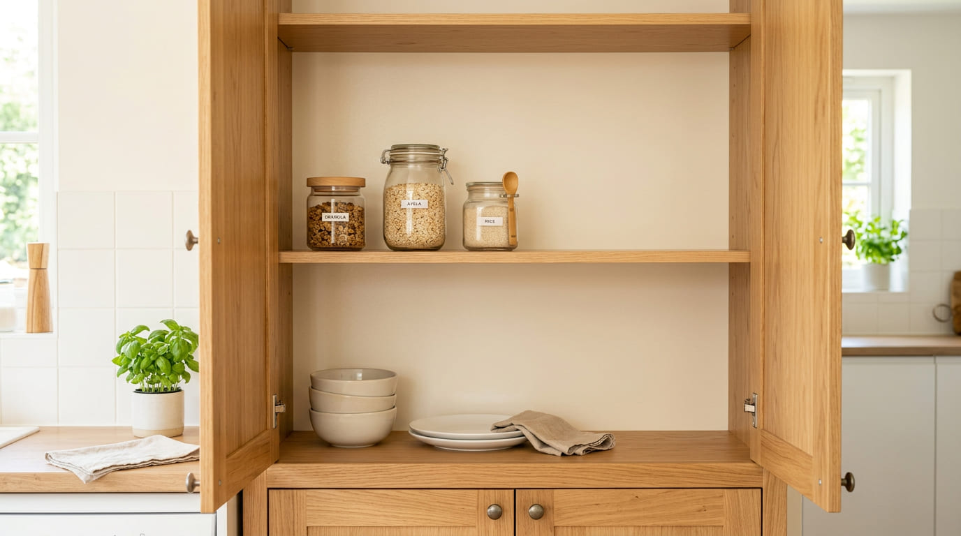 Mão colocando potes plásticos velhos e caixas de papelão em um saco de reciclagem.