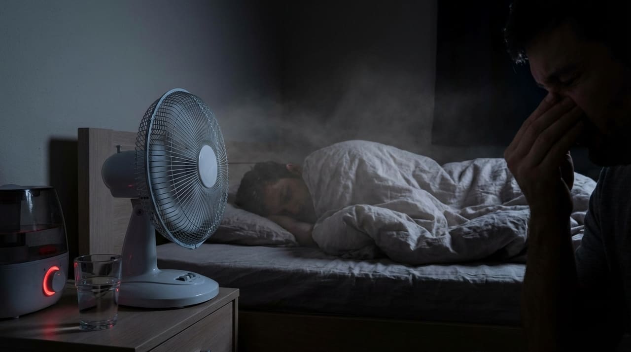 A ventilação indireta e a higienização do aparelho evitam crises alérgicas e inflamações nasais noturnas.