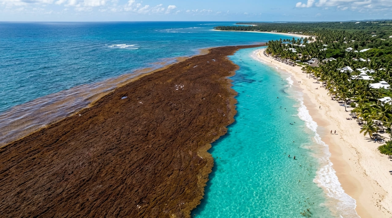 A mancha de algas no Atlântico exige monitoramento constante para preservar a experiência dos viajantes e a integridade das praias tropicais.
