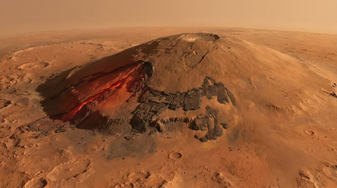A crosta de Marte funcionou como um isolante térmico eficiente para manter o magma ativo por milhões de anos.