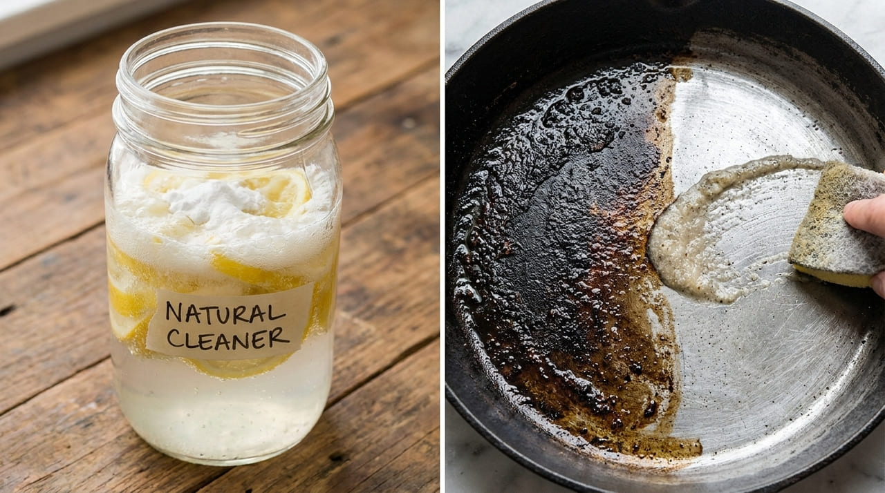 A utilização de soluções de base vegetal elimina o contato com substâncias tóxicas e preserva a hidratação das mãos durante a limpeza.