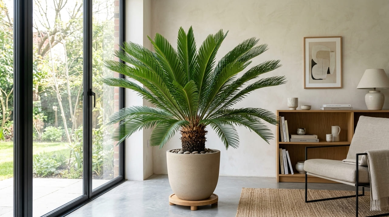 Esta planta pré-histórica traz sofisticação e resistência para a decoração de interiores com baixa manutenção.