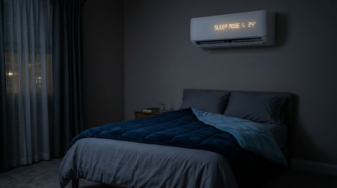 O ajuste automático da temperatura garante um sono profundo e reduz o valor da conta de energia.