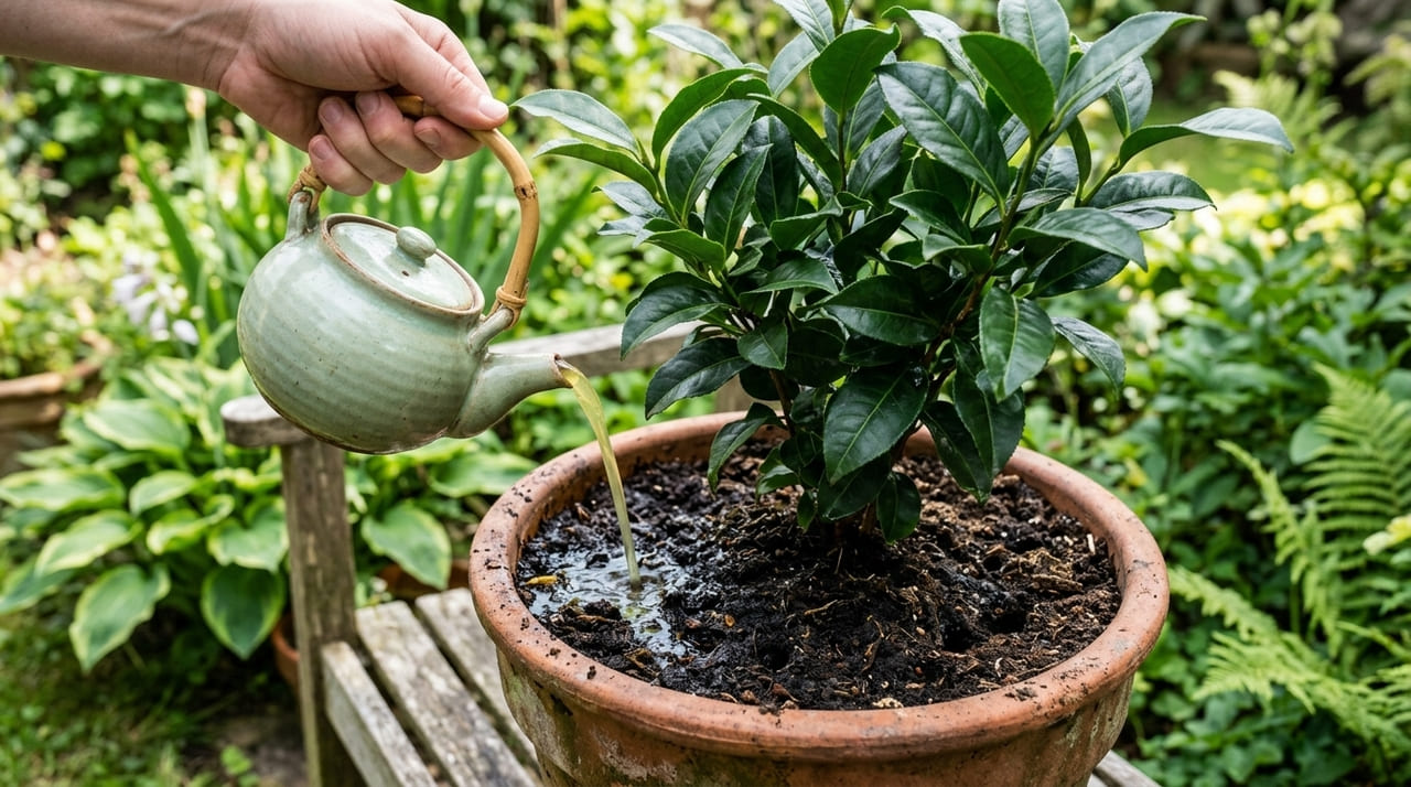 A aplicação correta da infusão fria funciona como um fertilizante de liberação lenta que revitaliza as raízes.