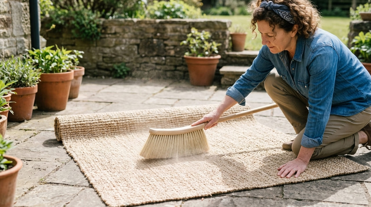 Evitar métodos agressivos de limpeza protege a estrutura do sisal e garante a durabilidade da peça.