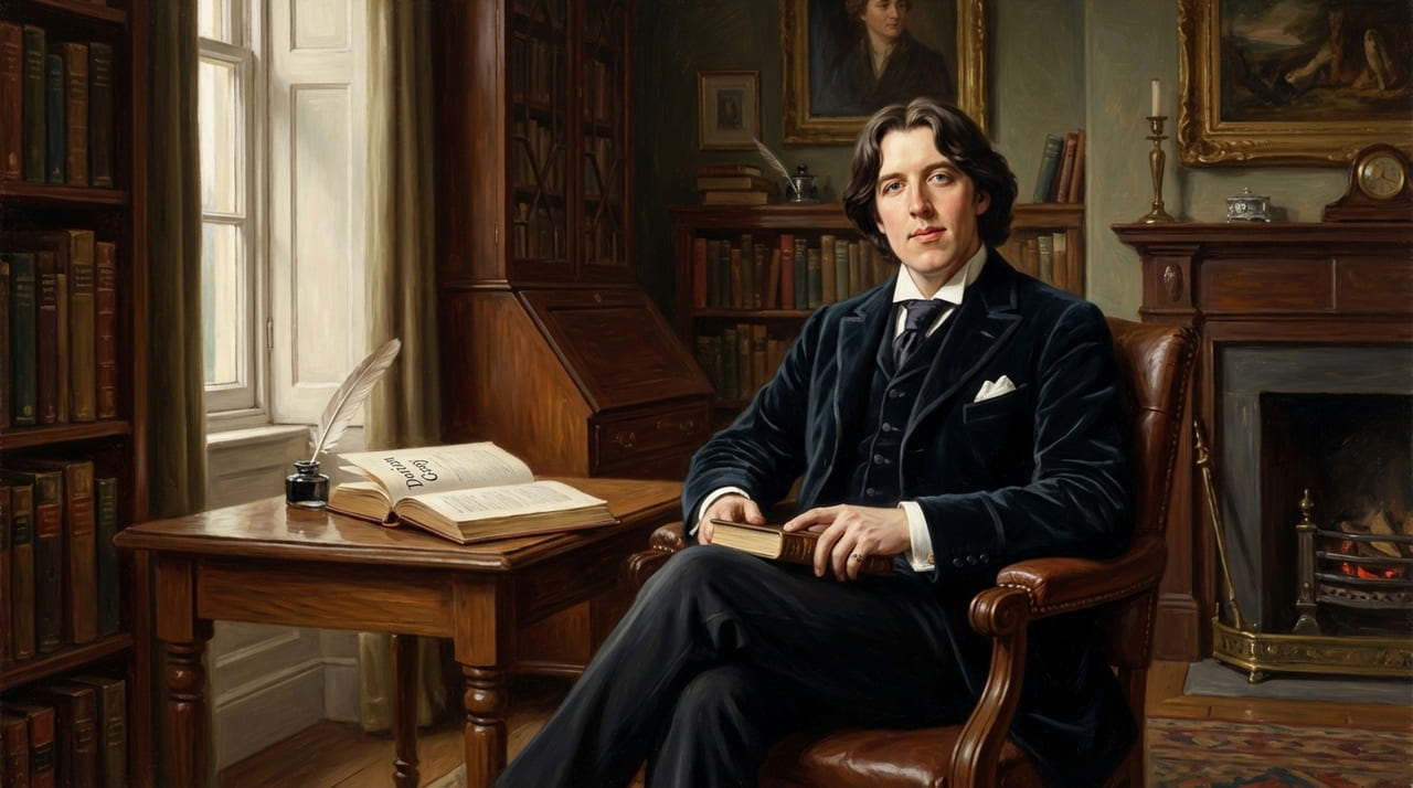 O escritor irlandês destaca que a originalidade pessoal é o único caminho para uma existência verdadeira e única.