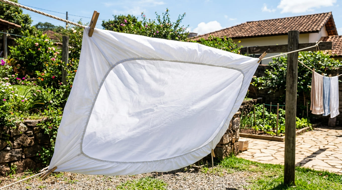 Manter o fluxo de ar constante nas roupas de cama neutraliza odores e protege a integridade das fibras. Pequenos hábitos matinais de renovação do ar transformam o quarto em um refúgio saudável, preservando a imunidade e o vigor físico.