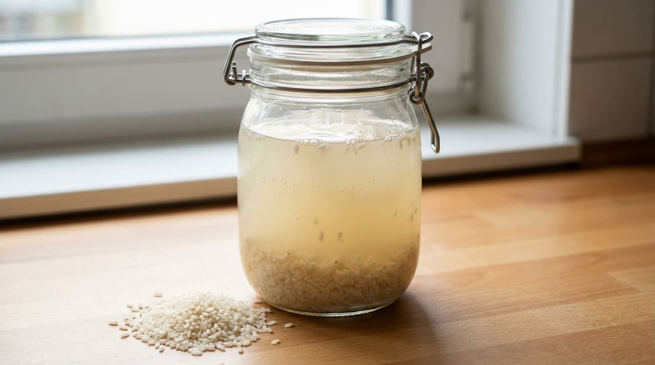 O uso da água de arroz suaviza a textura da pele enquanto promove uma hidratação intensa nos primeiros passos do cuidado diário.