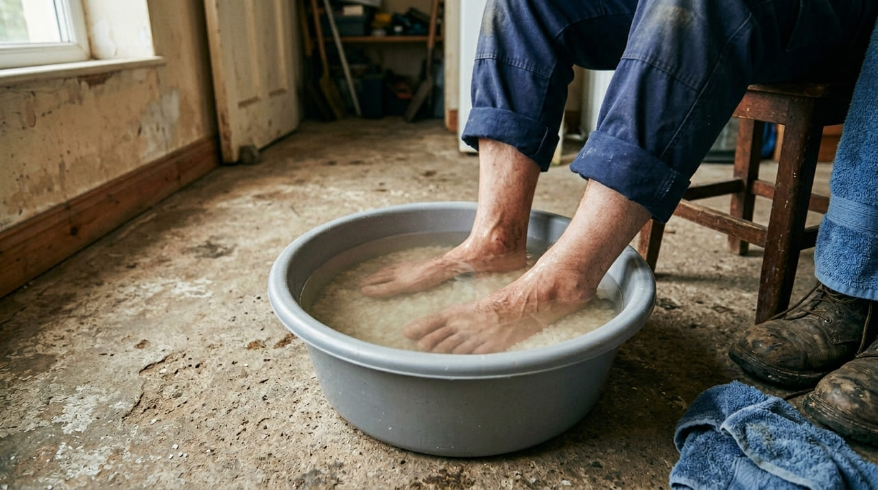 A imersão em solução salina ajuda a eliminar bactérias e restaurar a vitalidade após rotinas exaustivas.