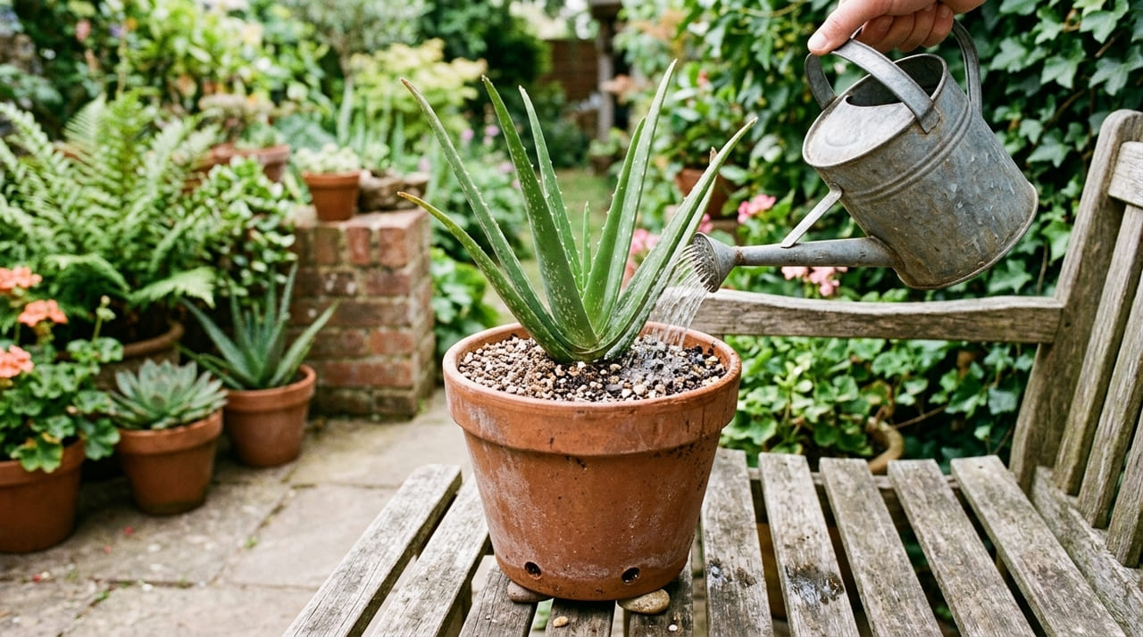 Monitorar a secagem do solo entre as regas é fundamental para prevenir o apodrecimento e manter as folhas rígidas.