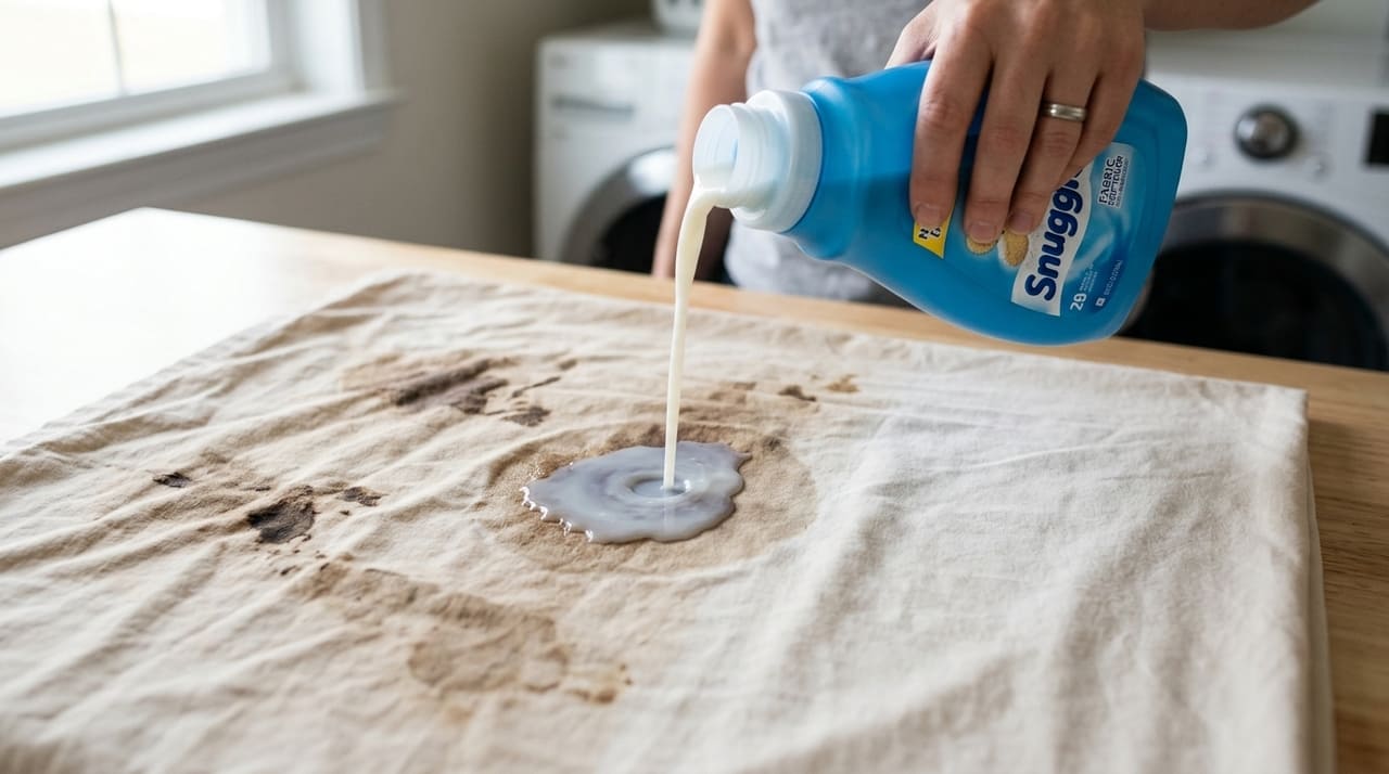 A diluição correta dos produtos em base líquida evita manchas permanentes e protege a vida útil das suas roupas.