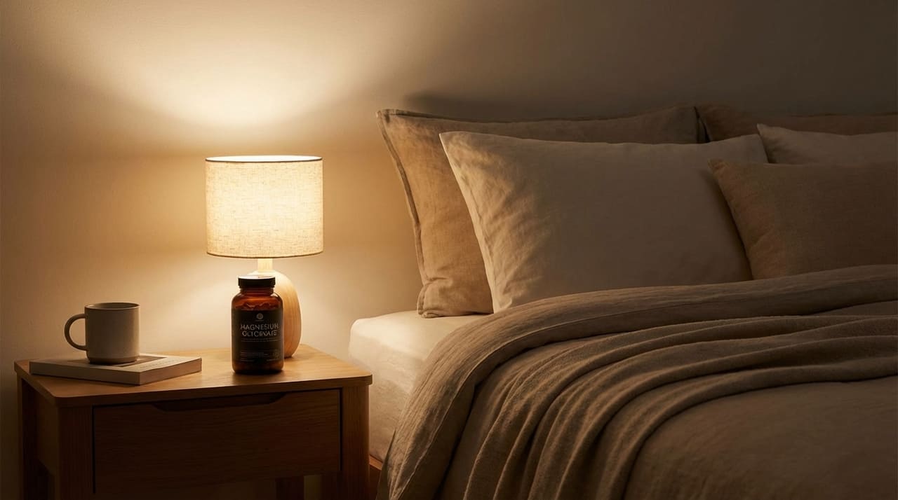 O magnésio atua como um aliado fundamental para reduzir a rigidez física e alcançar um estado de tranquilidade profunda durante o repouso.
