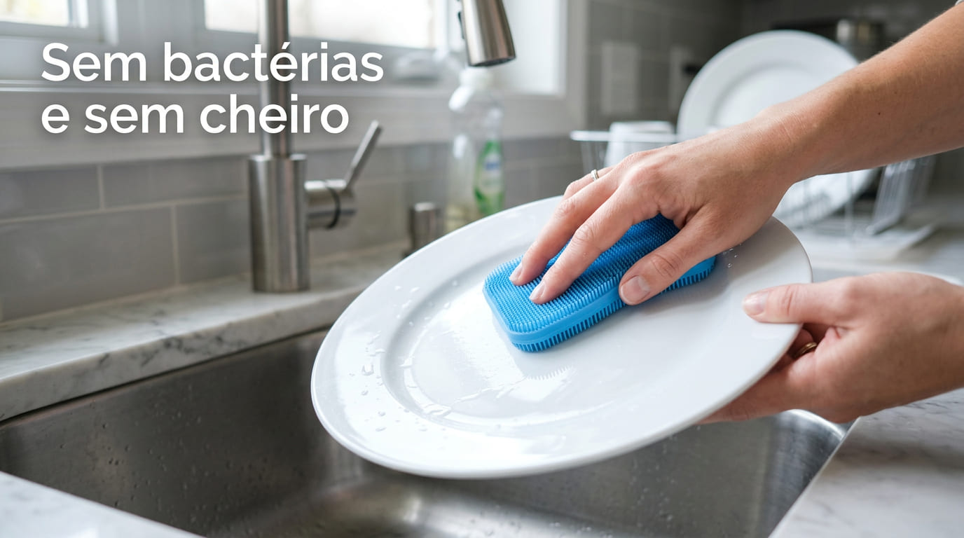 Vantagens da esponja de silicone e rede de polietileno