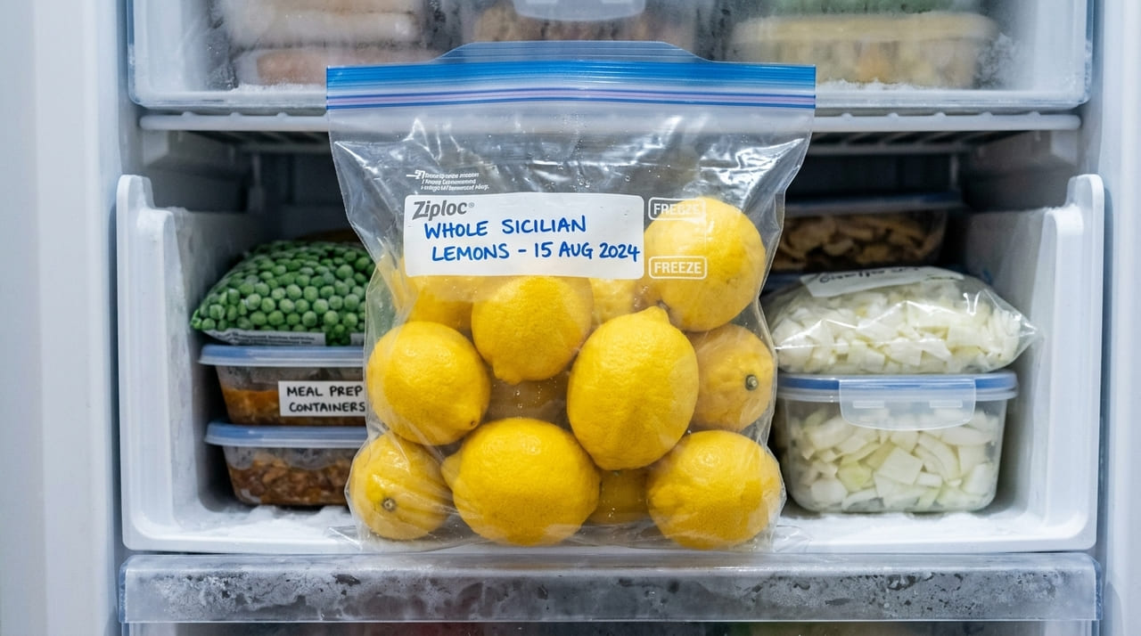 O congelamento correto de frutas cítricas preserva os nutrientes e evita o desperdício doméstico.