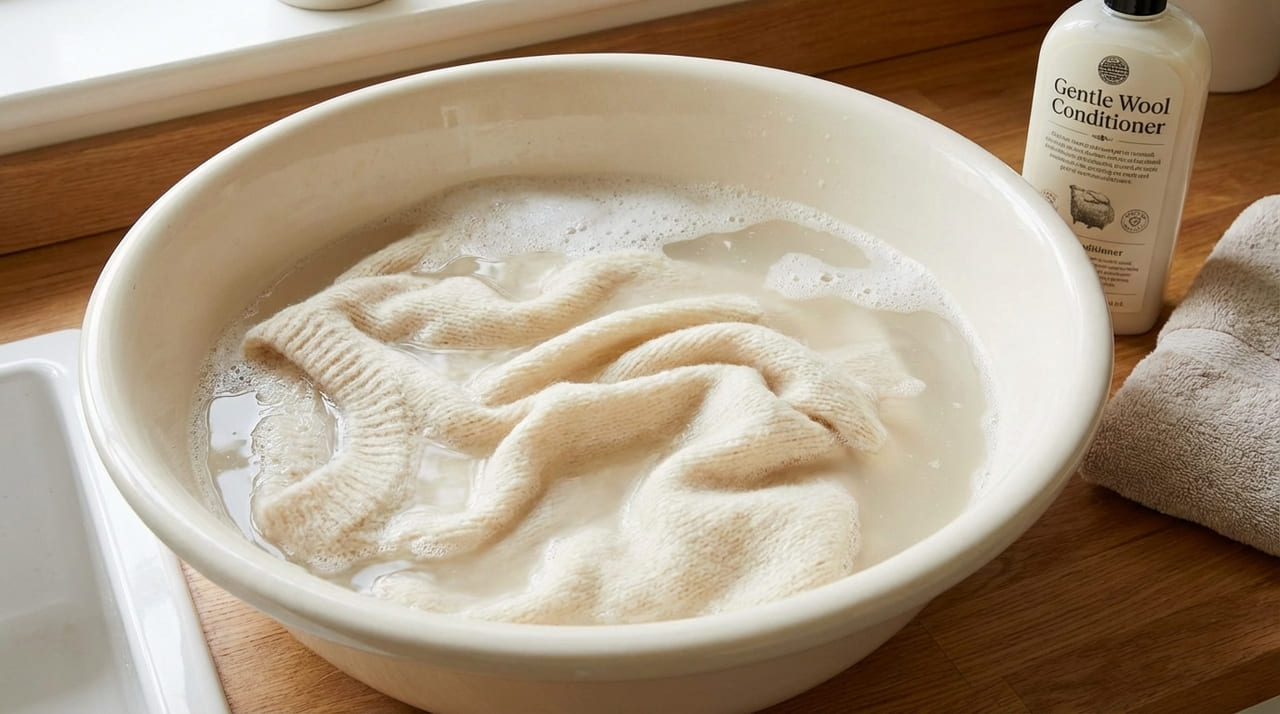 Por que se deve usar condicionador na blusa de lã e como aplicar do jeito certo para ela nunca encolher na lavagem