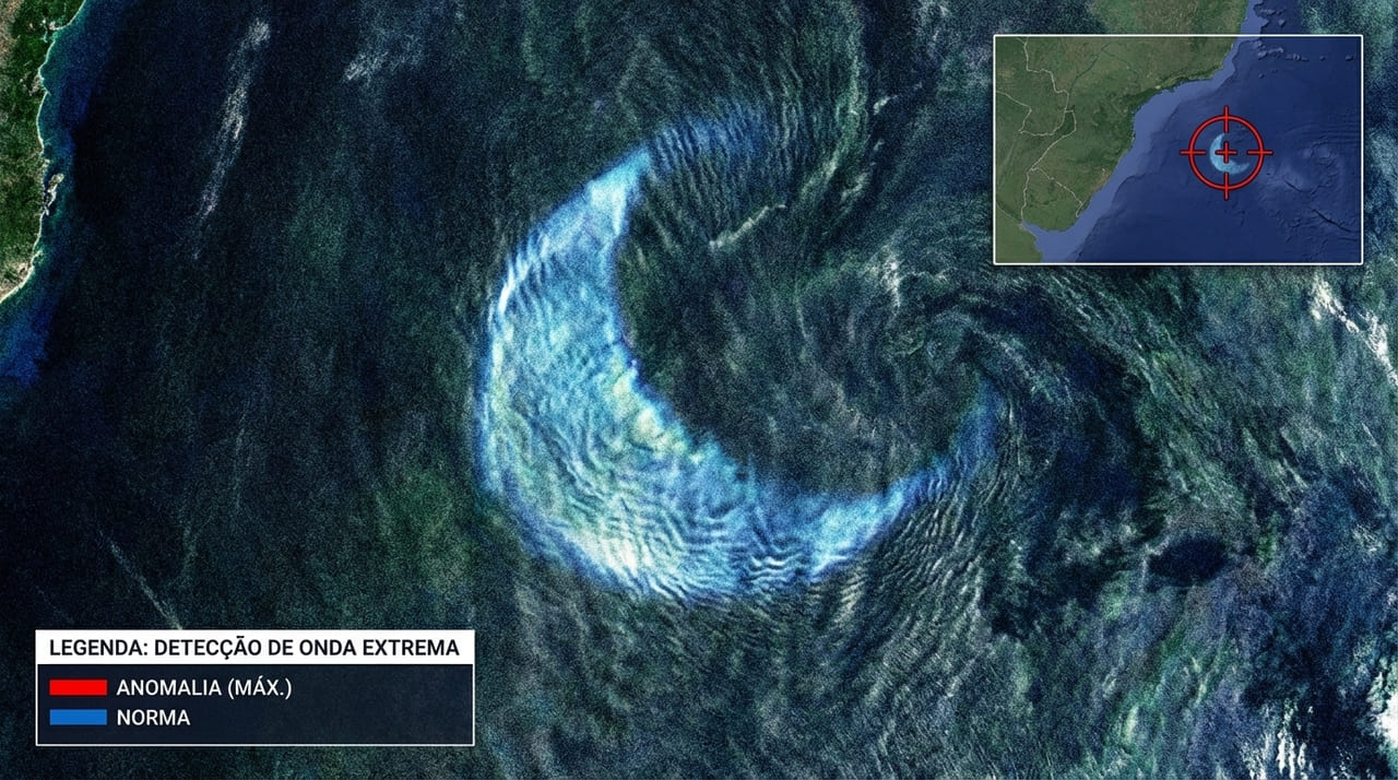 O fenômeno das ondas anômalas é potencializado pela superposição de correntes e instabilidades térmicas causadas pelo aquecimento global.