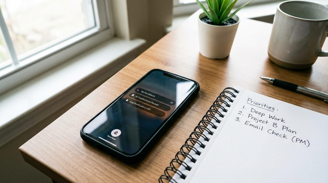 Gerenciar prioridades e reduzir ruídos digitais são etapas fundamentais para alcançar a excelência profissional e reduzir o estresse diário.