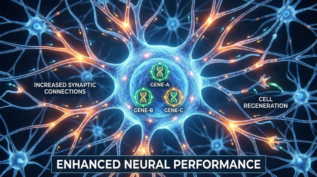 A ativação de fatores genéticos específicos permite limpar marcas do tempo nas células e devolver a agilidade mental.
