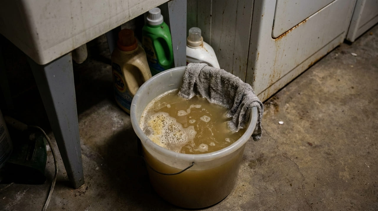 O odor de azedo nos tecidos indica a proliferação de bactérias e a decomposição de resíduos orgânicos.