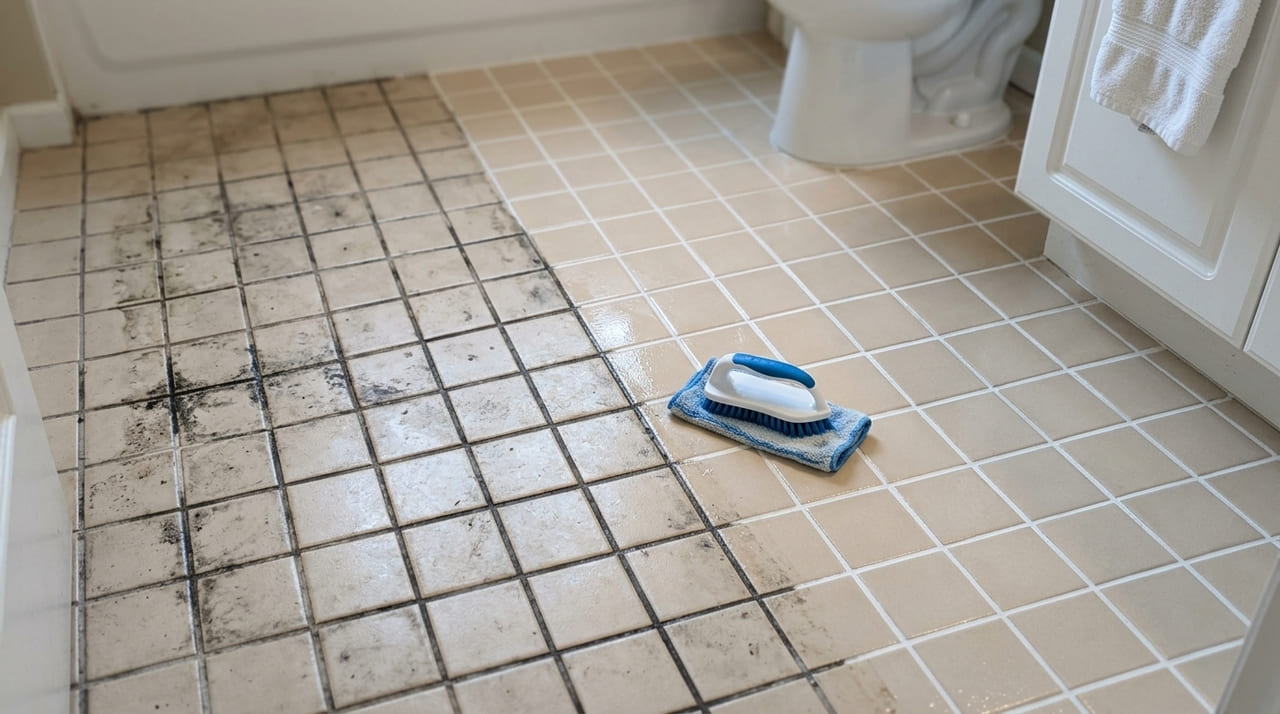 Misturas potentes de bicarbonato e vinagre eliminam o bolor e devolvem o aspecto de novo aos revestimentos.