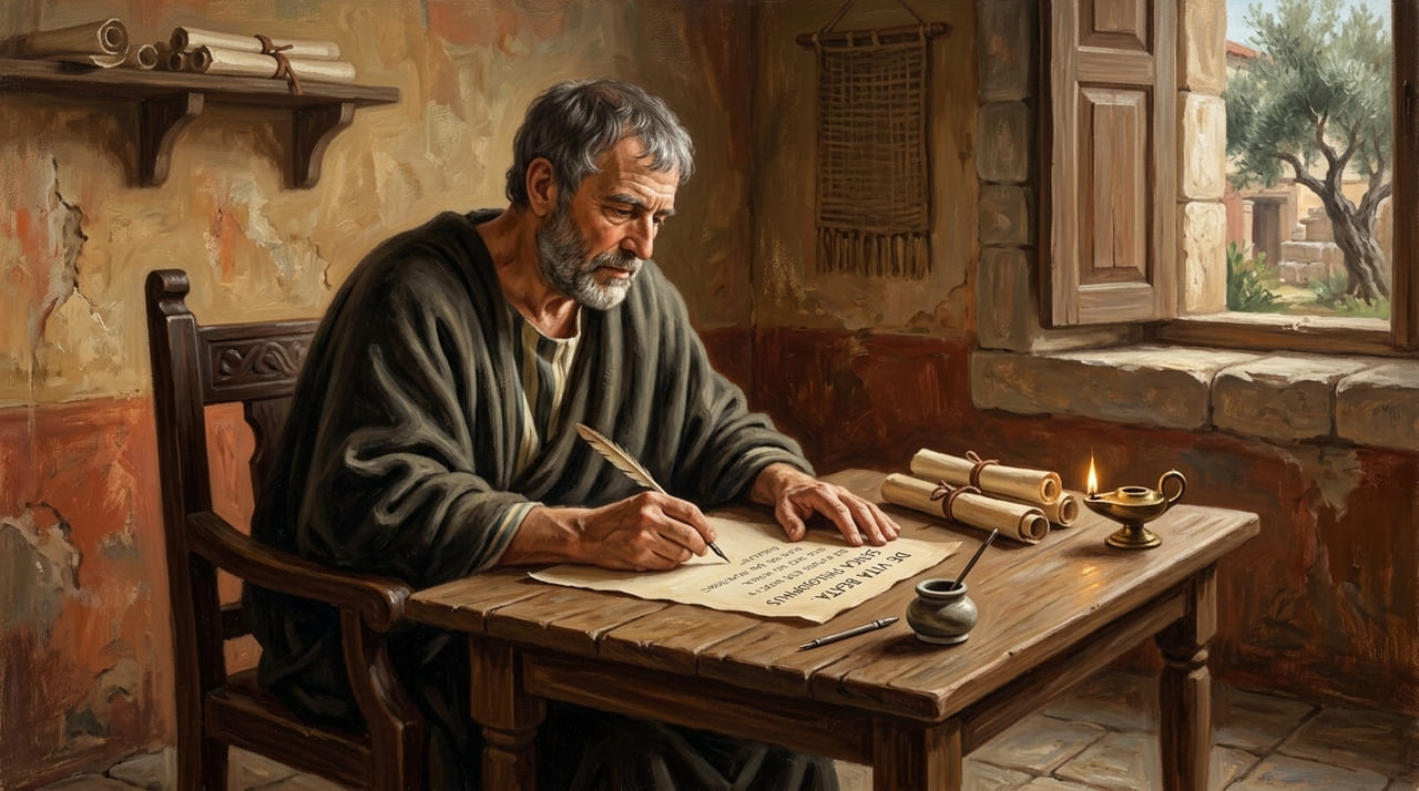 Sêneca demonstra que a vida se torna extensa quando aprendemos a investir nosso tempo com sabedoria.