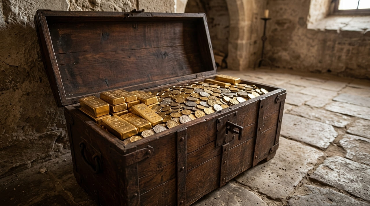 É muito raro ver tanto ouro em um só lugar: barras de ouro e quase 1.000 moedas estão sendo leiloadas na França, com um valor total superior a 2 milhões