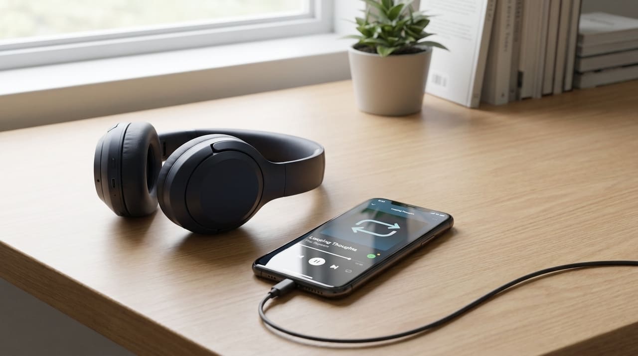 Ouvir a mesma canção diversas vezes cria um isolamento mental que facilita o estado de fluxo e reduz a ansiedade corporativa.