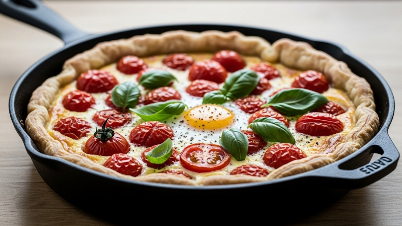 Transforme suas manhãs trocando massas pesadas por um jantar nutritivo de ovos e tomates.