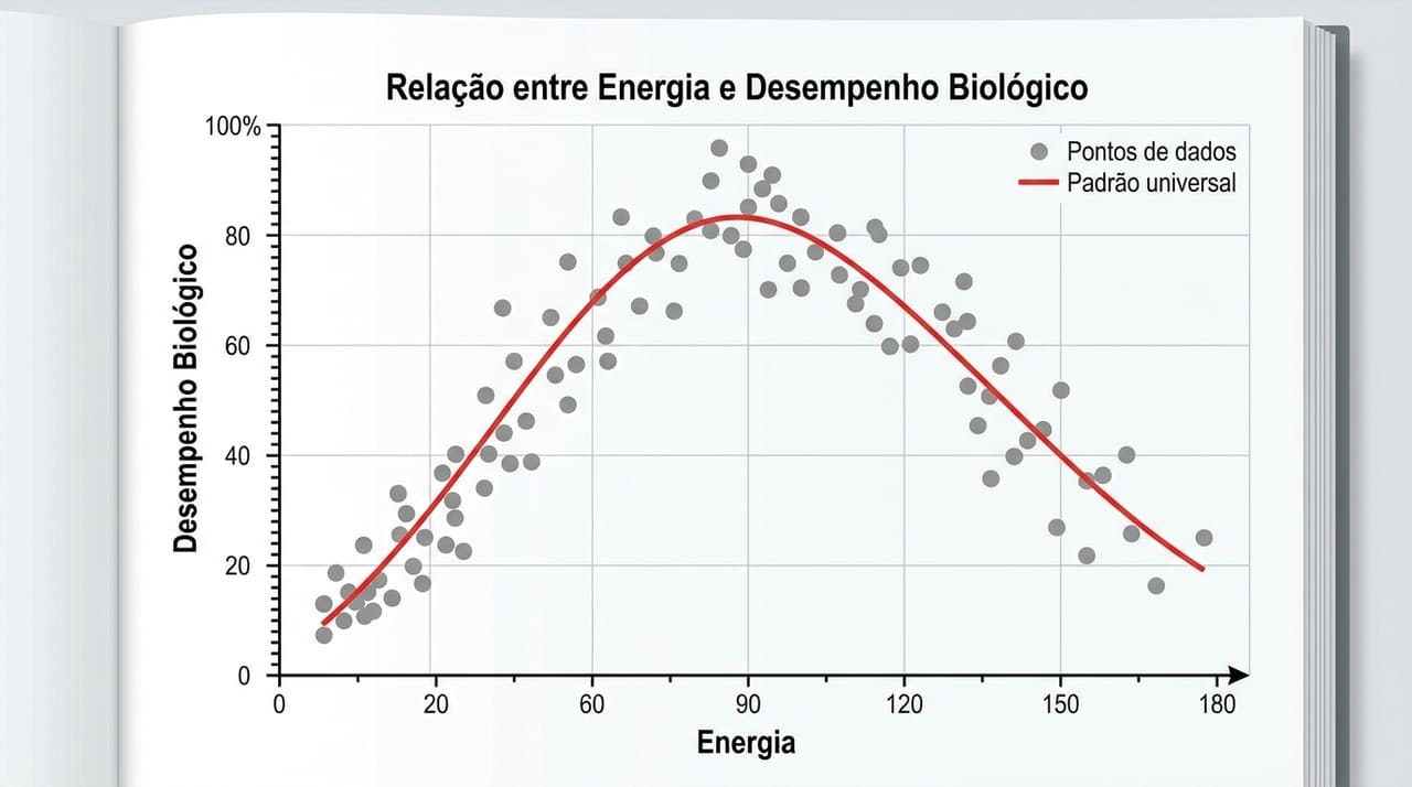 A convergência de dados de milhares de espécies revela uma curva universal que dita como a vida se adapta às variações de temperatura.