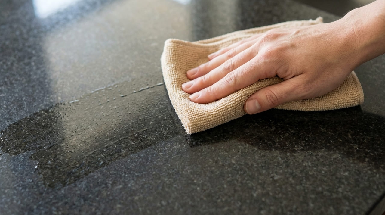 A fibra de bambu oferece alta absorção e durabilidade para substituir o uso excessivo de papel toalha.