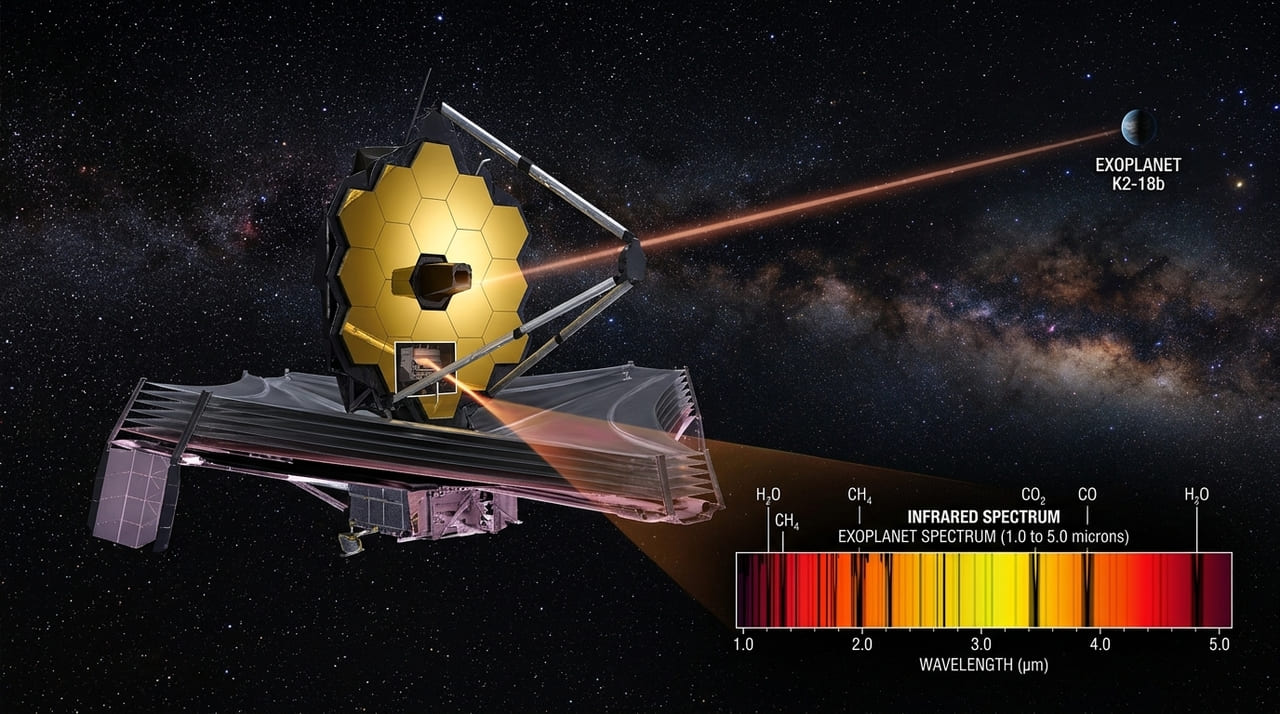 A detecção de gases em 55 Cancri e revela como planetas de lava mantêm camadas gasosas sob radiação estelar intensa.