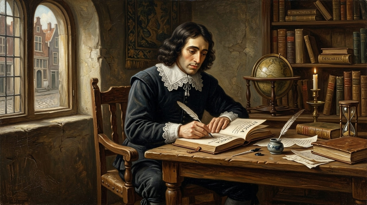 O filósofo holandês propõe que o equilíbrio emocional nasce da capacidade de observar a realidade sem os julgamentos do ego.