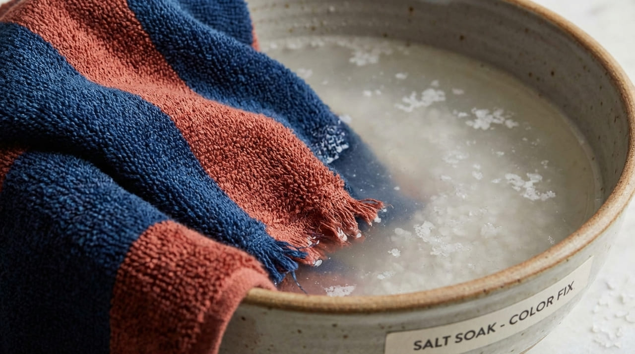 Utilizar cloreto de sódio como mordente natural estabiliza os pigmentos e protege o investimento contra o desbotamento precoce.