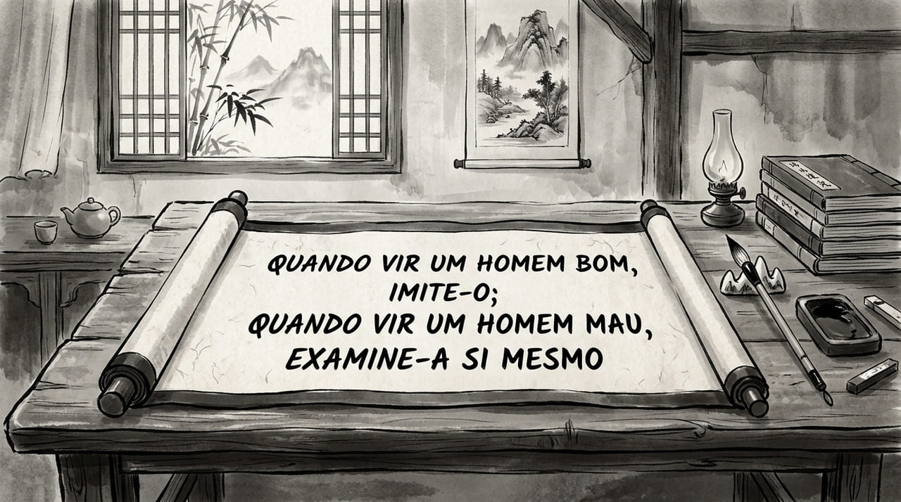 O verdadeiro mestre utiliza as virtudes e falhas do próximo como ferramentas para o aperfeiçoamento moral e o crescimento pessoal.