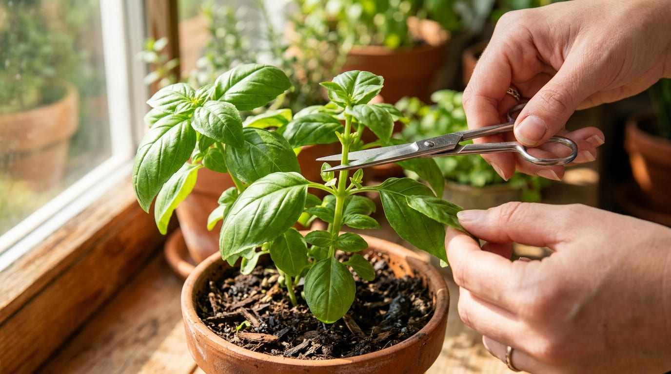 A aplicação da fórmula indiana foca no desenvolvimento estrutural da erva para evitar o florescimento precoce. O manejo correto dos brotos laterais e a exposição solar adequada resultam em folhas com maior concentração de óleos aromáticos.
