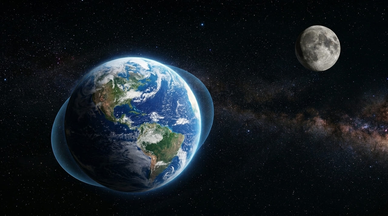 O distanciamento gradual da Lua altera a rotação da Terra e exige recalibragens constantes nos sistemas de sincronização global.