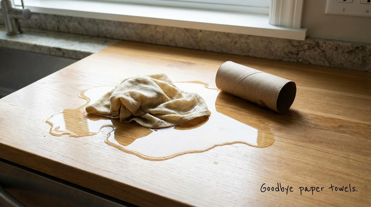 O uso de materiais reutilizáveis otimiza a higienização doméstica e reduz os gastos mensais com descartáveis.