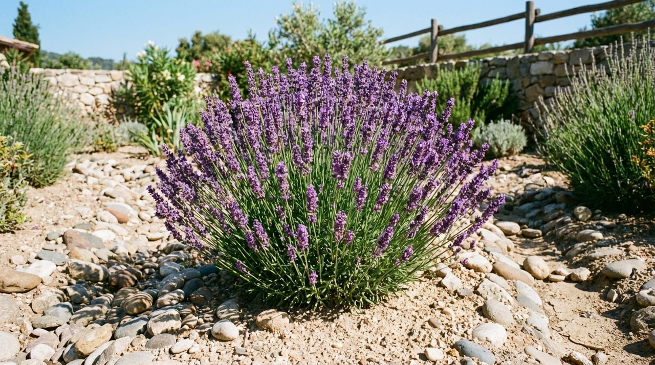 Para a lavanda durar anos: na França o truque não é a poda, mas nunca plantar em terra que segura muita umidade