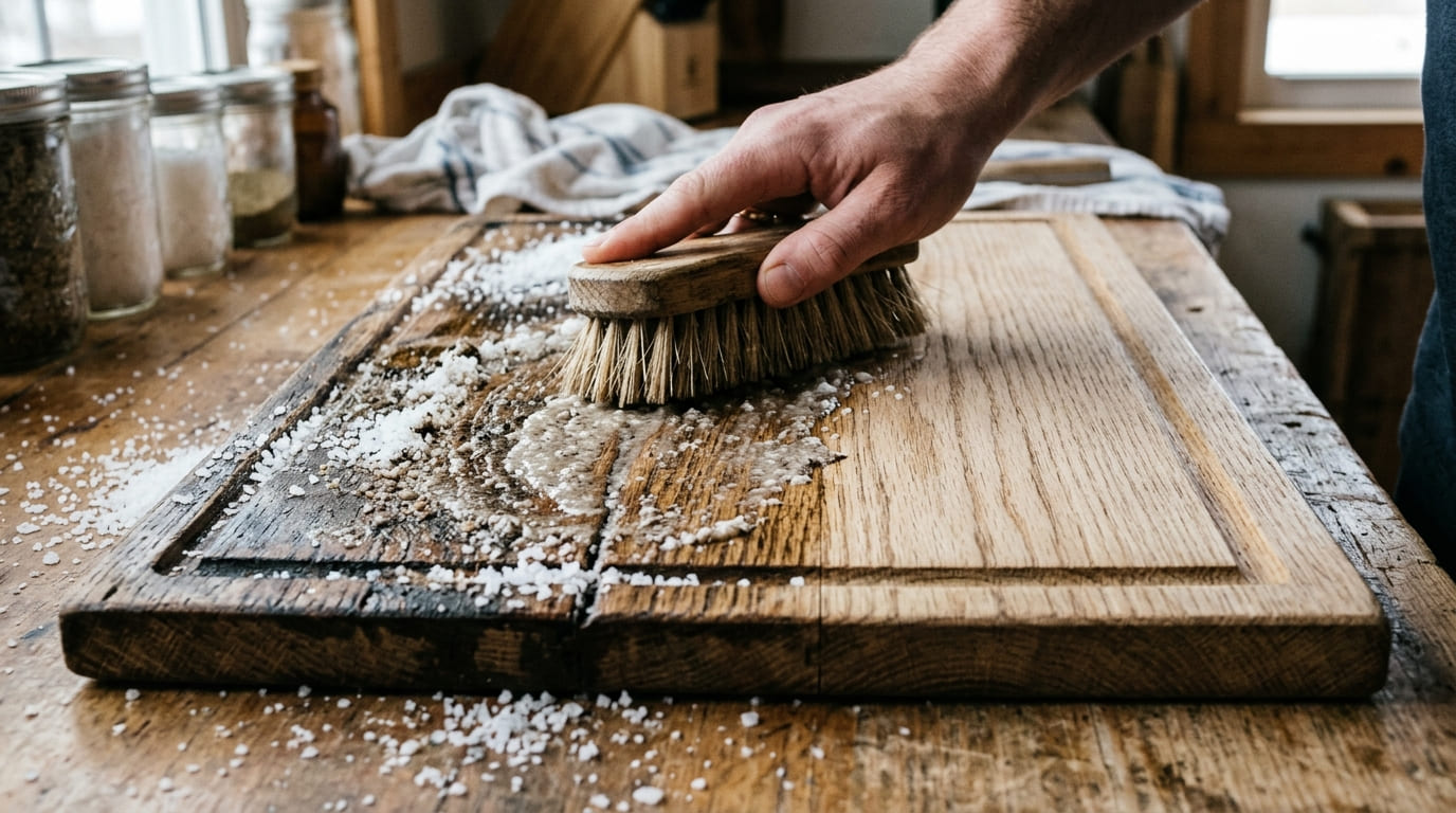 A combinação de agentes naturais e selagem protege as fibras da madeira contra microrganismos, prolongando a vida útil das suas ferramentas de corte.