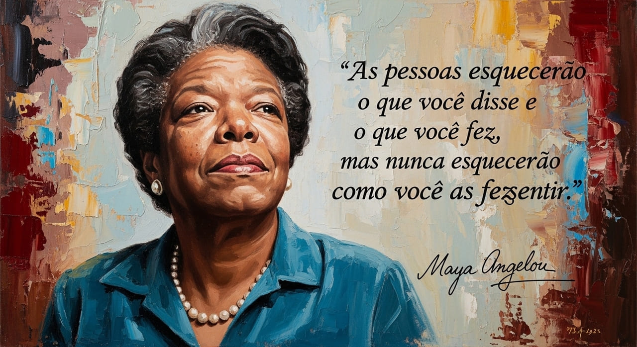 Maya Angelou, a voz da resiliência: “As pessoas esquecerão o que você disse e o que você fez, mas nunca esquecerão como você as fez sentir”