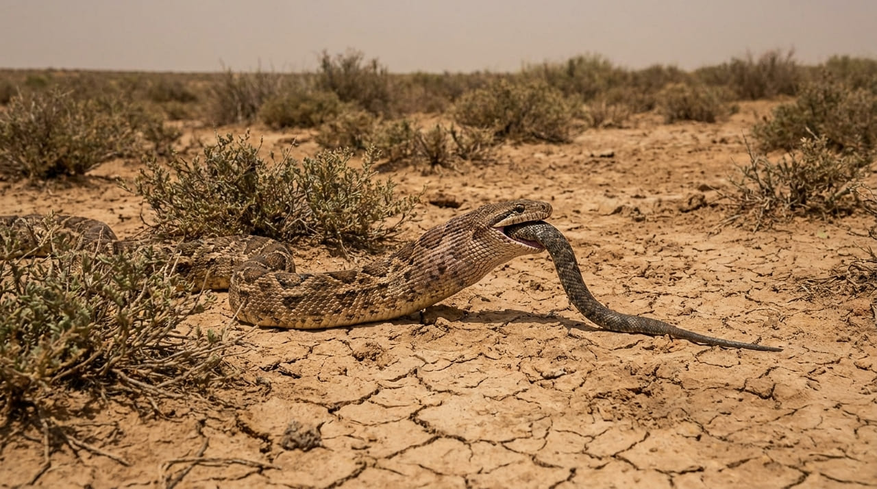 Dos Estados Unidos à Austrália, passando pelo Brasil e Índia: um mapa-múndi mostrando os locais onde cobras foram observadas devorando membros de sua própria espécie