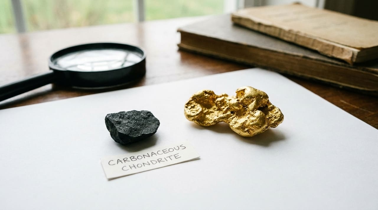 O fragmento de condrito carbonáceo contém aminoácidos e assinaturas isotópicas de água que explicam como os blocos vitais chegaram à Terra.