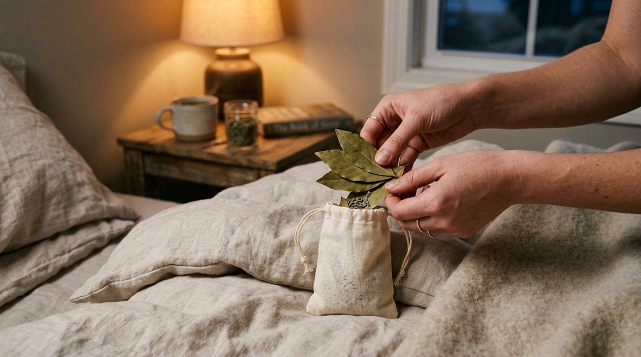 Por que você deve colocar uma folha de louro debaixo do travesseiro antes de dormir: para que serve