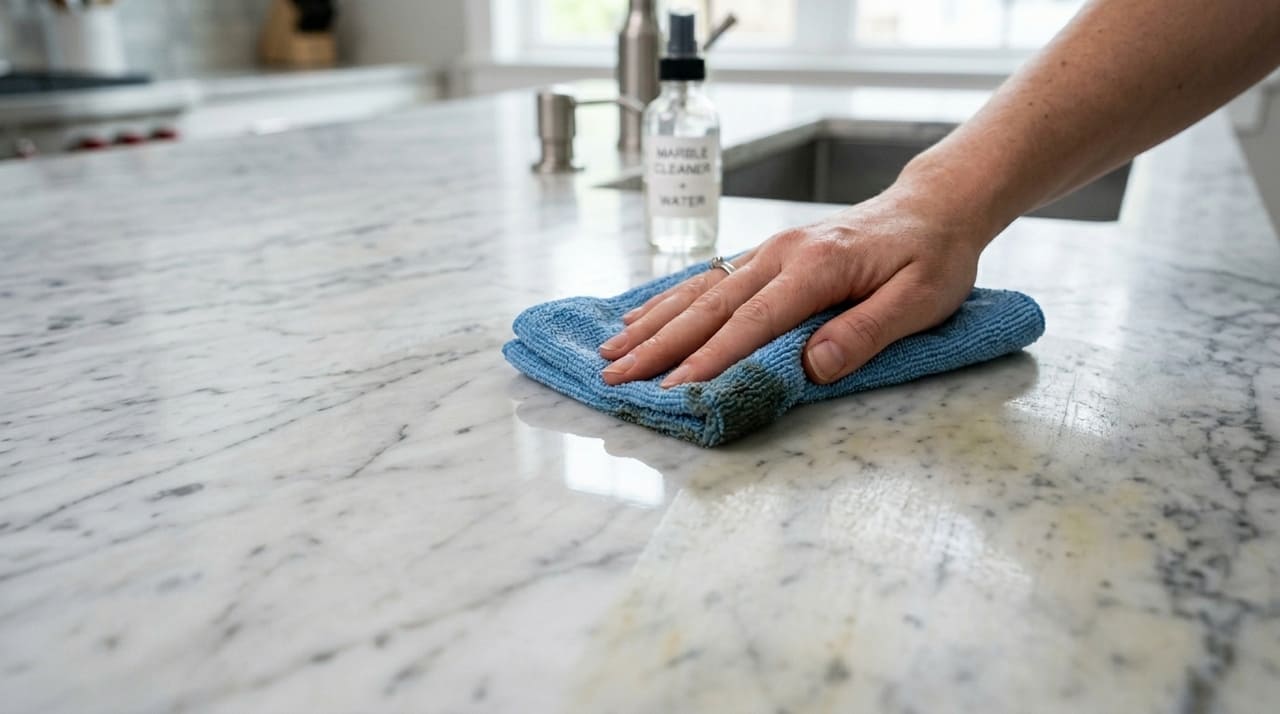 O polimento constante cria uma barreira mecânica que impede a absorção de líquidos como café e vinho.