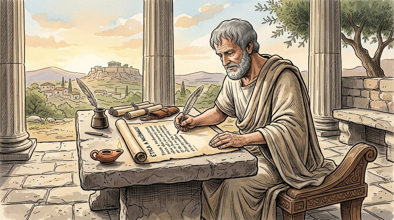 A moderação das ações é o hábito essencial para alcançar a excelência e a saúde mental.