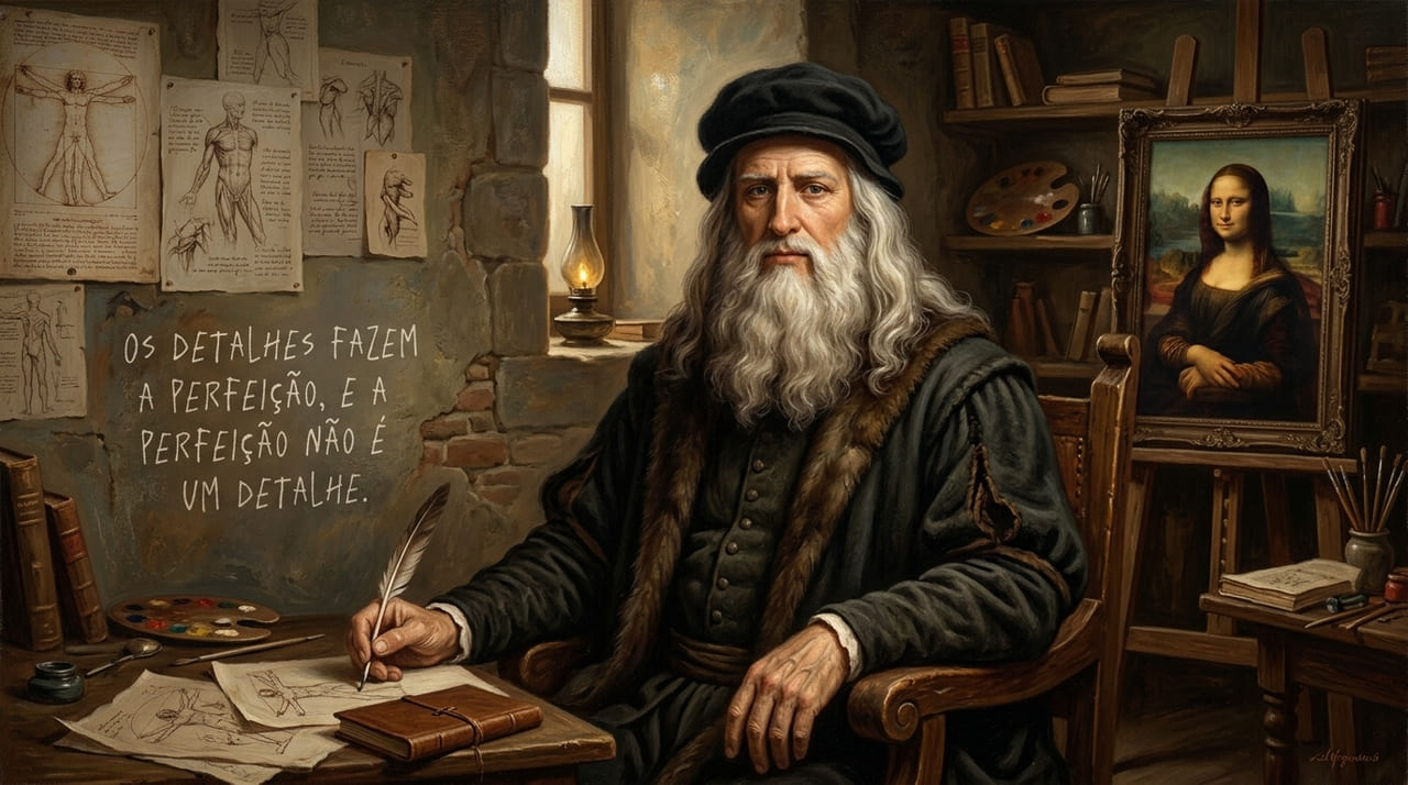 A verdadeira perfeição é alcançada através da dedicação constante aos menores detalhes.