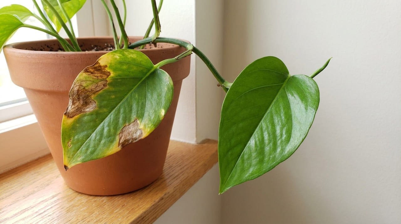 Evitar o sol direto garante que as folhas da jiboia durem anos com vigor e saúde.