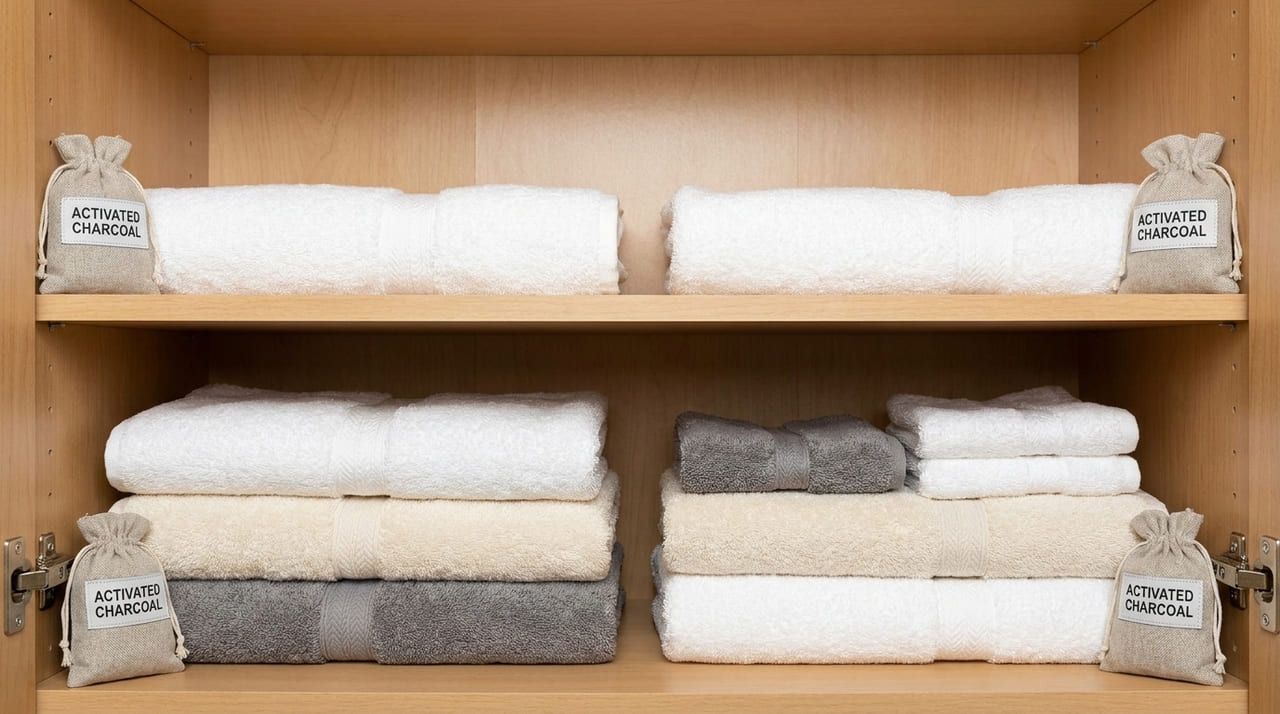 A organização estratégica e o uso de agentes naturais preservam as fibras dos tecidos e garantem a higiene do enxoval.